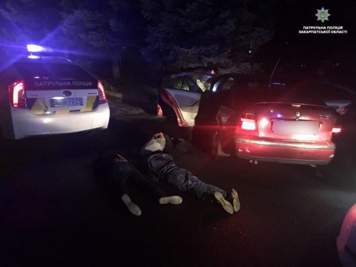 В Ужгороді водій “під кайфом” намагався втекти від поліцейських