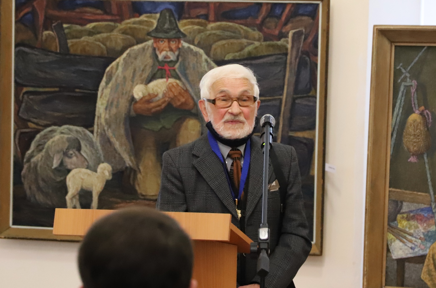 Закарпатський художник Володимир Микита відзначив 90-річний ювілей персональною виставкою в Ужгороді