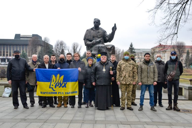 Громадськість Ужгорода вшанувала Карпатську Україну та її президента Августина Волошина