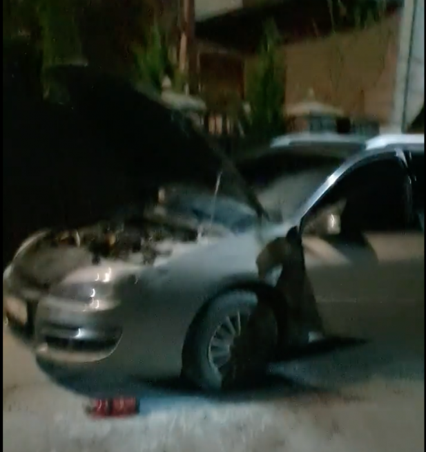 У Виноградові підпалили машину активісту ГО “Доста” (відео)