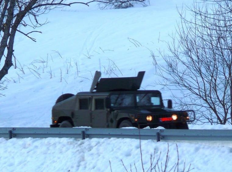 Американські десатники патрулюють кордон в горах поблизу Закарпатської області (фото)