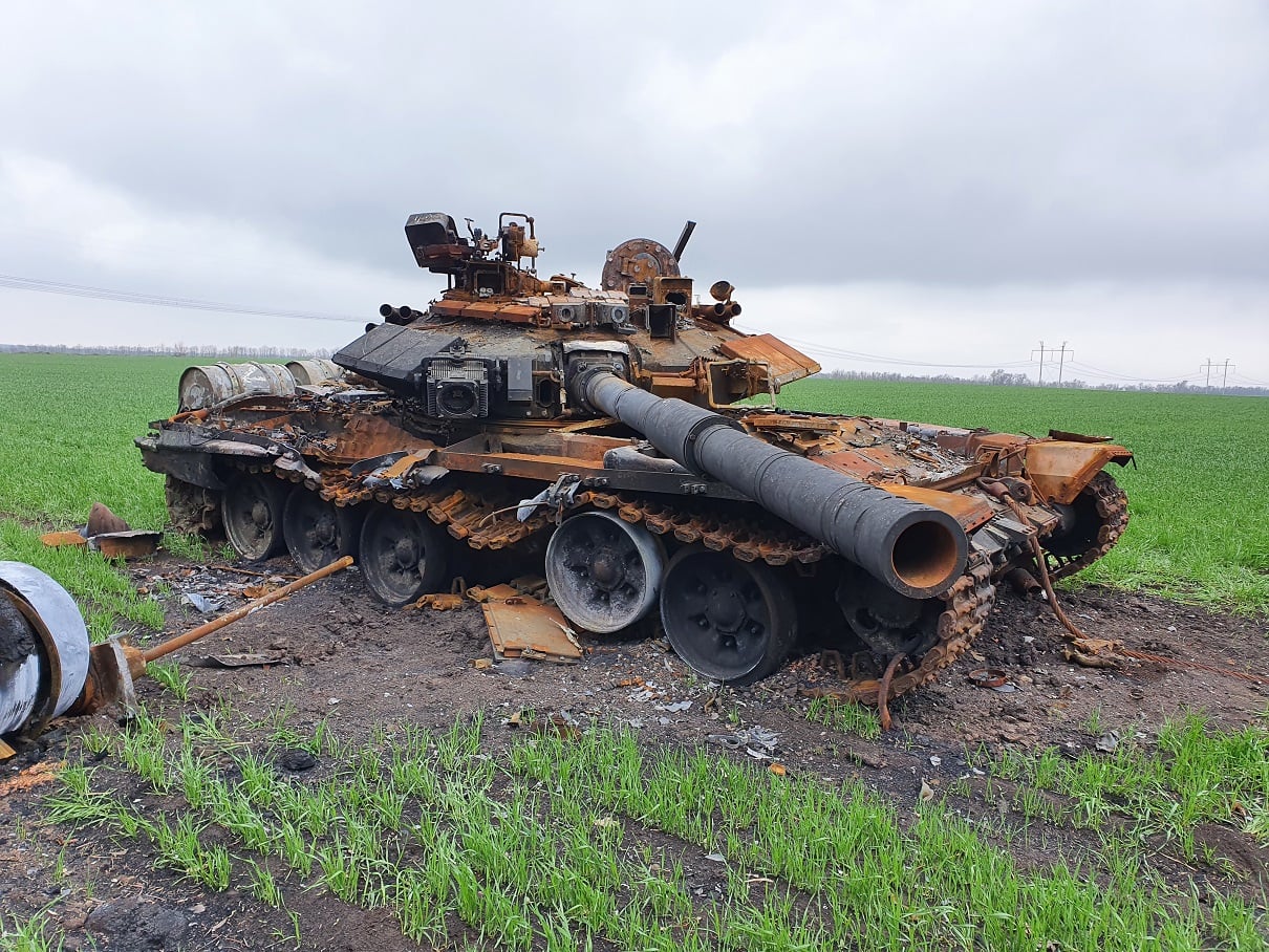 Штурмовиками 128-ї Закарпатської бригади знищено російський танк Т-90 «Владімір»