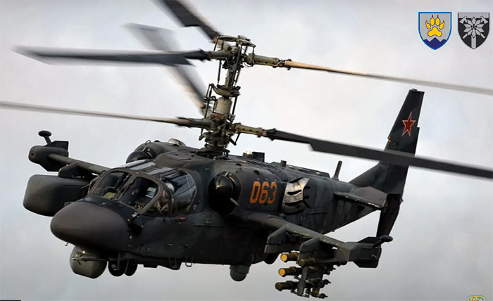 Військові 128-ї Закарпатської бригади показали відео знищення російського бойового гелікоптера