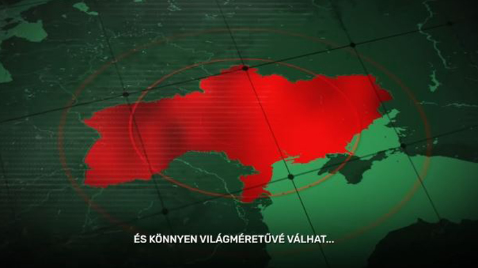 У ролику уряду Угорщини про “мир” в Україні Крим став частиною РФ